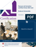 Parcours de Formation Certifiant Green Belt Lean