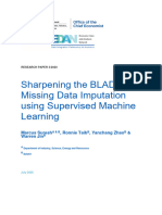 Sharpening The Blade Missing Data Imputation Using Supervised Machine Learning