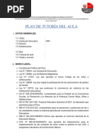 Plan de Tutoría Del Aula-Ie 2061.2024