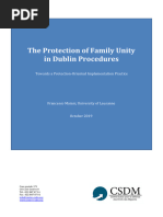 2019 MAIANI CSDM Family Unity in Dublin Procedures Published