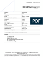 MD MET Liquid Metal 1:1: Technical Data Sheet