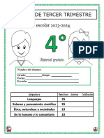 Examen Tercer Trimestre 4to Grado para Enviar