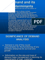 Demand and Its Determinants Lecture 6