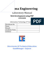 PHP Lab Manual Format