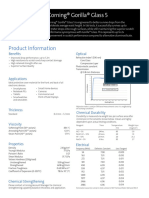 Corning Gorilla Glass 5 - PI Sheet