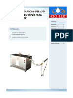 Manual de Instalación y Operación Generador Ducto Linea Gvetcd Marca H2otek