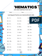 Mathematics Worksheet by CG