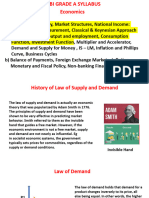 PDF For SEBI Economics Demand & Supply To Investment Function