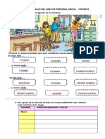 Ficha de Trabajo Del Área de Personal Social