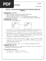 Examen Corrigé DAW Univ Medea 2018