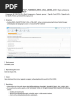 SUM Phase PREP - PARSETUP/SPAU - FILL - LEVEL - DEC: Open Actions in Transaction SPDD and SPAU