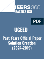 Uceed Past Year Paper Solution Creation