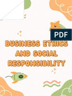 Business Ethics and Social Responsibility