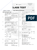 IIT JEE Excel CT-1 (13!6!2024) Determinants and Matrices