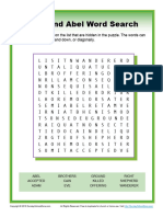 Cain and Abel Word Search