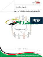 Ntsa Strategic Plan 2023-2027 Validation Workshop Report