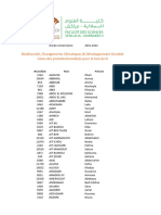 Liste Des Présélectionnés Pour Le Test Écrit Master BioClimaDD 20210