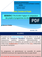 Session 2 - Structuration Logique Et Comparaison Des Projets Et Prog de Devpt - 2014 - LD