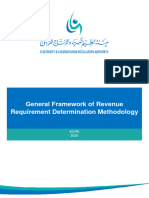 General Framework of Revenue Requirement Determination Methodology