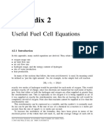 Fuel Cell Systems Explained - 2003 - Larminie - Appendix 2 Useful Fuel Cell Equations