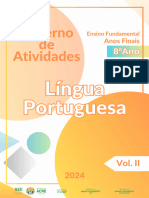 Caderno de Atividade-2-L. Portug-8 Ano-2024 - Aluno - 157 CÓPIAS