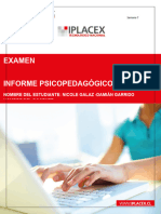 Examen Evaluacion Psicopedagogica