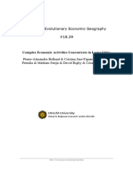 Balland, P. Et Al (2018) Complex Economic Activities Concentrate in Large Cities