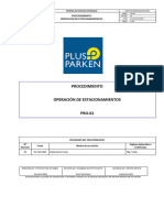 PRO-01 Operación de Estacionamientos