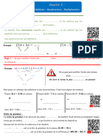 6eme 2020 2021 Cours Addition Multiplication Soustractions