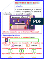 Ficha Resolvemos Problemas de Dos Etapas (+) - Maestra Janet