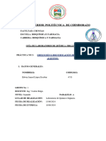 Informe de Quimica Organica - Ismael Lopez