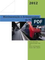 Movimentacao e Armazenagem de Materiais