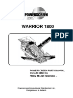 Warrior 1800 Spares Manual