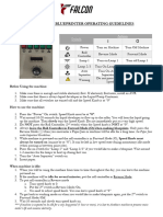 Falcon Operating Guidelines