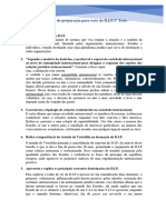 Exercícios de Preparação para Teste de D