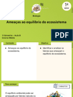 A8 - Ameaças Ao Equilíbrio Do Ecossistema