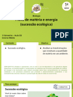 A3 - Fluxo de Matéria e Energia (Sucessão Ecológica)