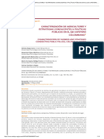 Caracterización de Agricultores y Estrategias Conducentes A Políticas Públicas en El Eje Cafetero Colombiano1