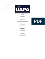 Fundamentos de EconomíaEspacio para Trabajo Final