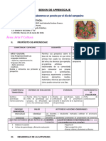 SESION DE APRENDIIZAJE Elaboramos Un Poncho Por El Día Del Campesino.