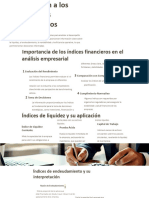 4 Índices o Indicadores Financieros