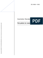 AS 4068-1993 - Flat Pallets For Materials Handling