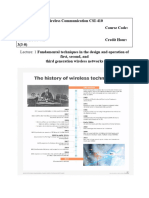 Lecture 1 Fundamental Techniques in The Design and Operation of First, Second, and