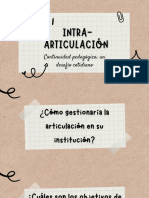 Articulacion en La Misma Institucion