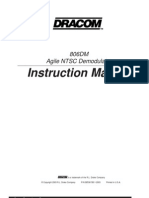 Instruction Manual: 806DM Agile NTSC Demodulator