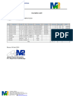 Packing List - PPN - MP93