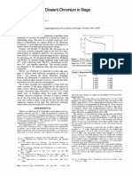 Determination of Divalent Chromium in Slags