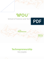 WOU - PPT TEC210 Technopreneurship Unit 4