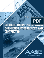 61R-10-Schedule Design - As Applied in Engineering, Procurement, and Construction