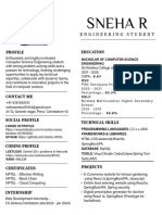 Sample Resume